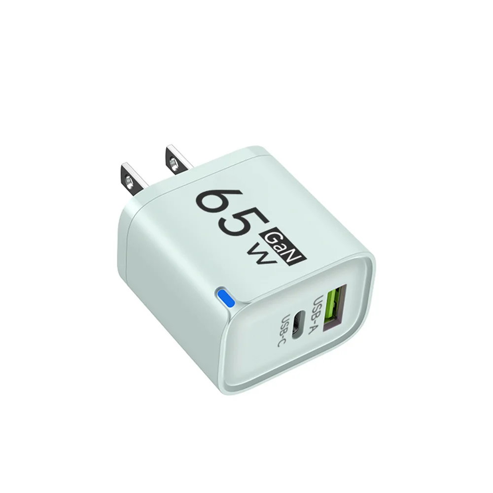 65W GaN USB-C Ladegerät mit 3 Anschlüssen, Schnellladung für Mobiltelefone, QC3.0 Wandadapter für iPhone 16 17 Samsung Xiaomi Huawei, EU US UK Stecker – Detail 18