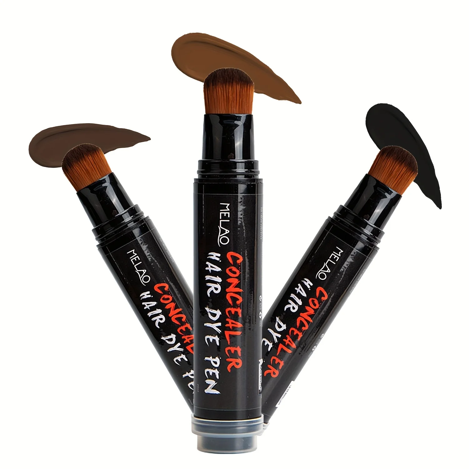 MELAO 뿌리 터치업 반영구 뿌리 염색 펜, 뿌리용 염색 펜, 회색 머리 뿌리 커버, 헤어 컬러 터치업 스틱 