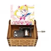 Theme Music Box Christmas Character Anime Movie Boy Toy Hand Crank Decoration Cartoon Wooden Jewelry Holiday Birthday Gift 5
