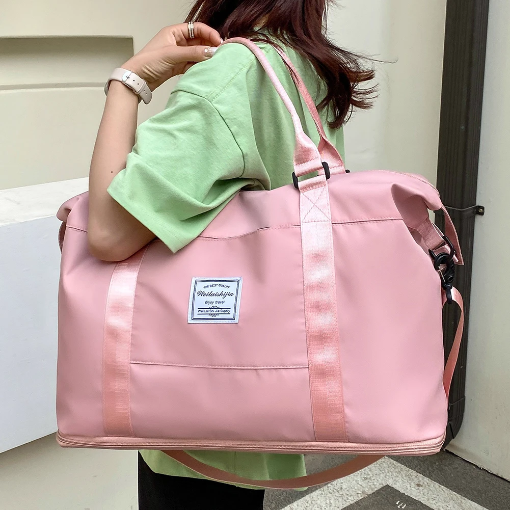 Fashion Travel Bag Weekender Carry Bag Sports Bags Large Capacity Weekend Bag Overnight Shoulder Bag Casual for Travel Hiking