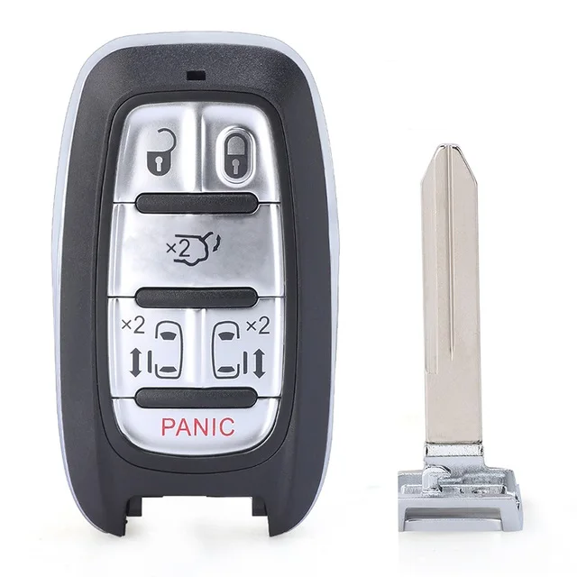 KEYECU 6 / 7 Button Smart Remote Key Case Shell For Chyrsler Pacifica Voyager Cover Fob M3N-97395900