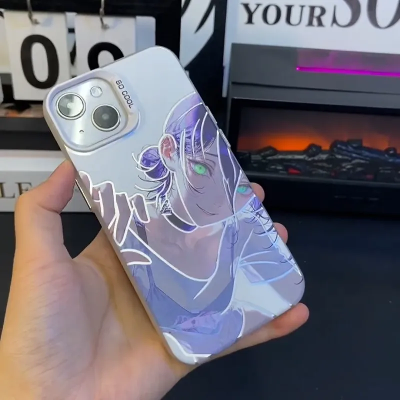Anime-Inspired Anti-Fall Phone Case with Sexy Sister Design