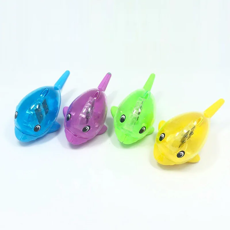 

Dolphin pencil sharpener manual double hole student pencil sharpener plastic shell pencil sharpener student pencil planer