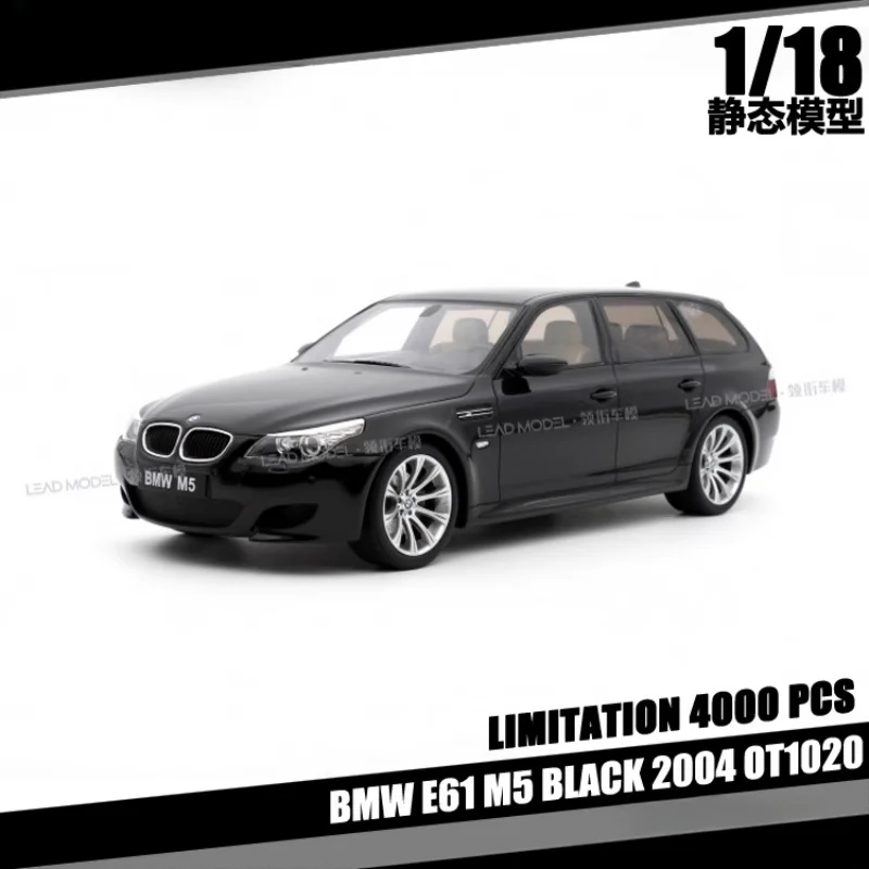 1:18 BMW E61 M5 BLACK 2004 BMW Wagon Travel version,static
