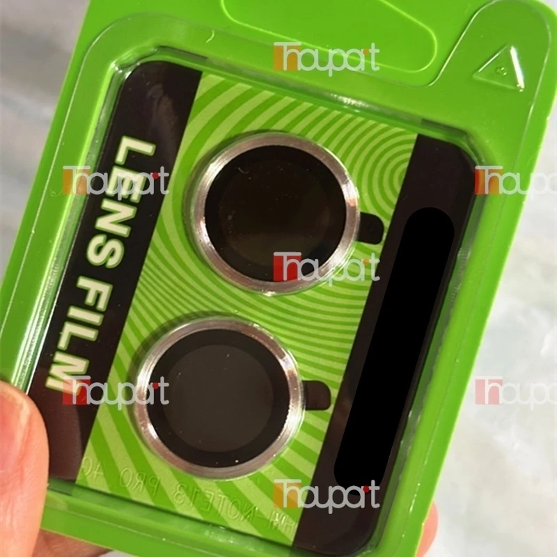 Enhanced Camera Protector with 3D Design and Metal Frame for Glass Lens, Full Coverage
