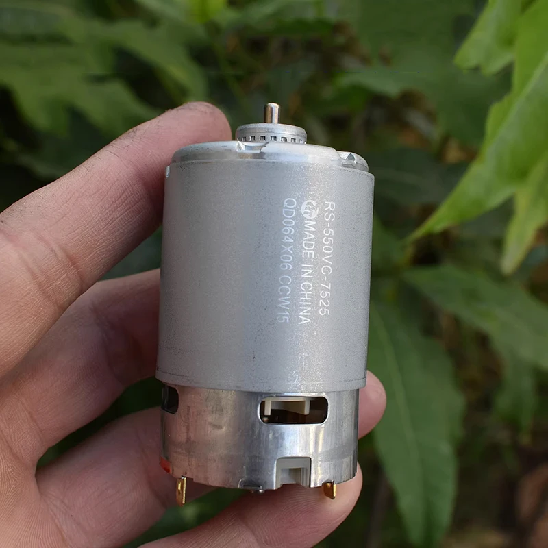 마부치 RS-550VC-7525 고속 미니 모터 21300RPM 36mm 샤프트 10.8V 12V 14.4V 드릴 정원 도구용 DC 3.15mm