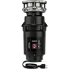 Moen GXP33C Lite Series PRO 1/3 HP Compact Continuous Feed Garbage Disposal for Kitchen Sink, Power Cord Included 1