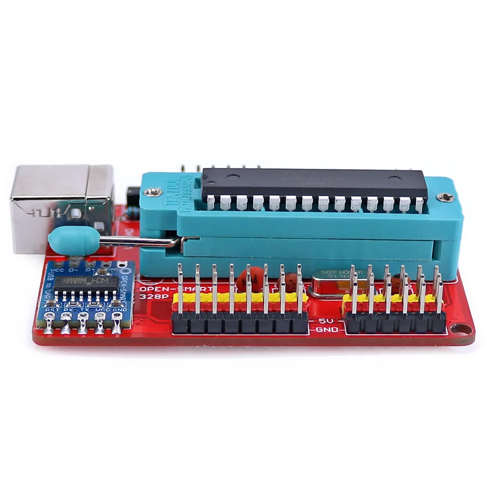 RED-DIY01 DIY  ATmega328P   ŰƮ, 4 Ʈ RGB LED, Ƴα ư,  , Arduino ȣȯ , 328P