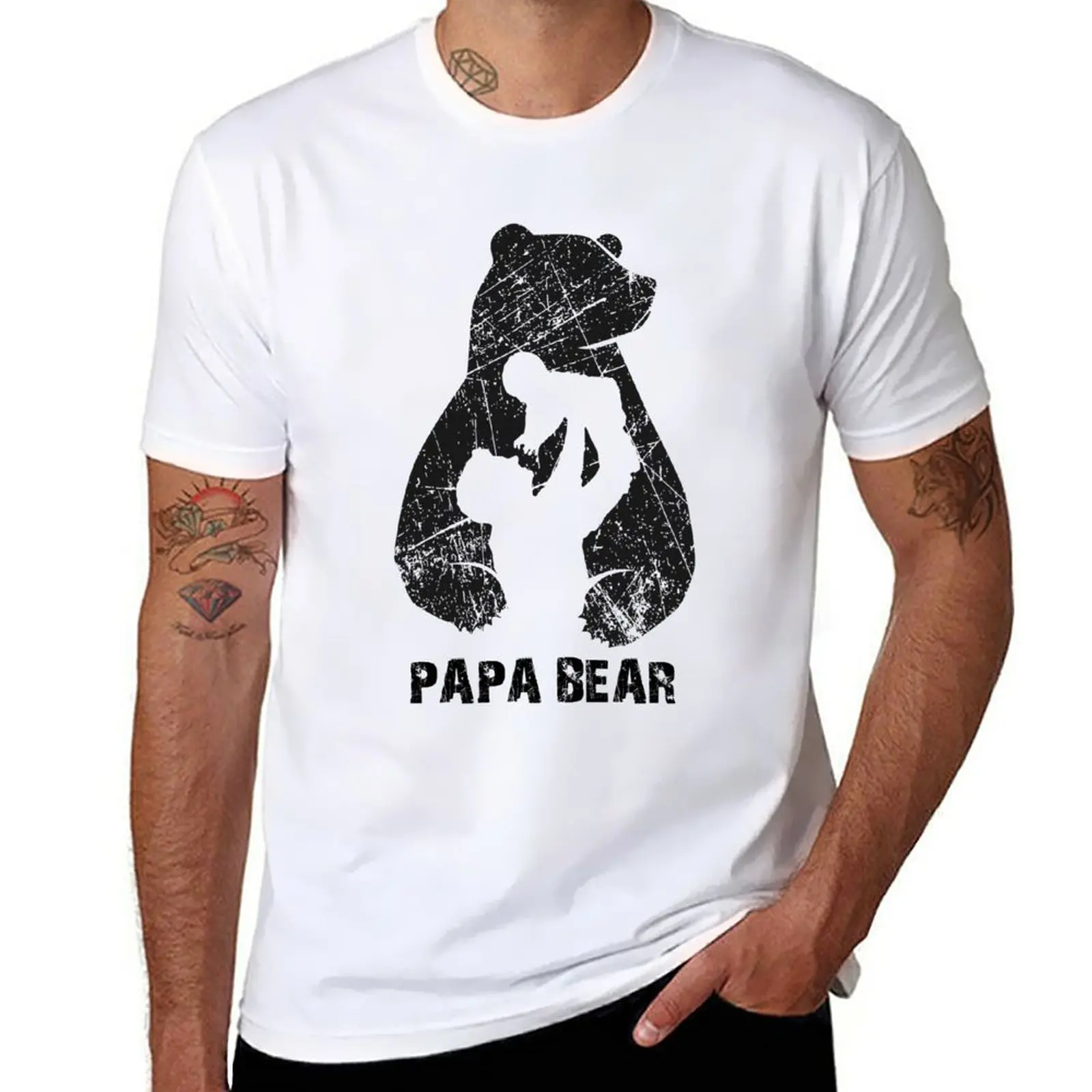 

Papa Bear - Fathers Day T-Shirt vintage funnys mens funny t shirts