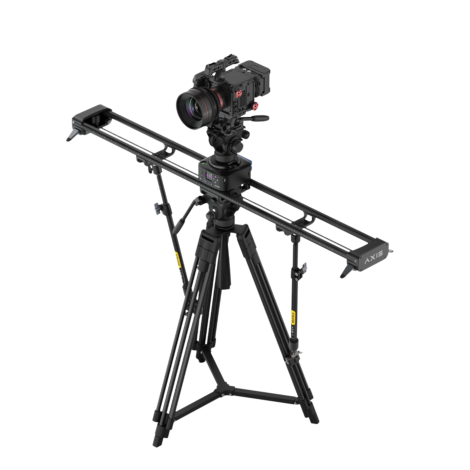 Camera Track Slider Zeapon AXIS 80 Pro 100 Pro 120 Pan Heads Multi-axis Motorized Slider Carbon Fiber Camera Slide LCD Screen Photography