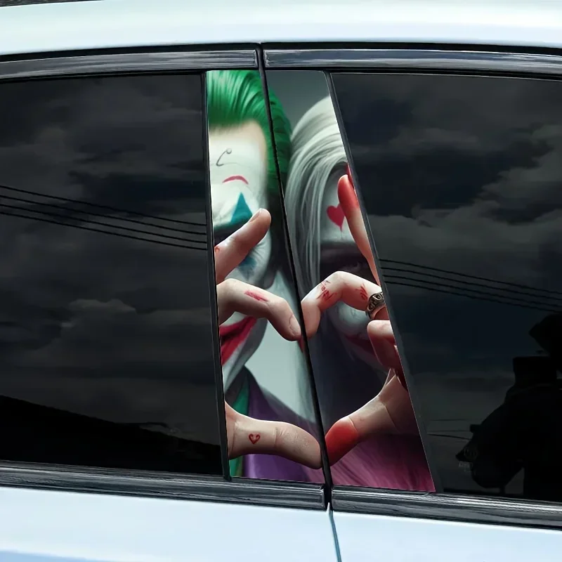 Car stickers scratch resistant PVC suitable for B pillar door sticker car stickers 2 pieces