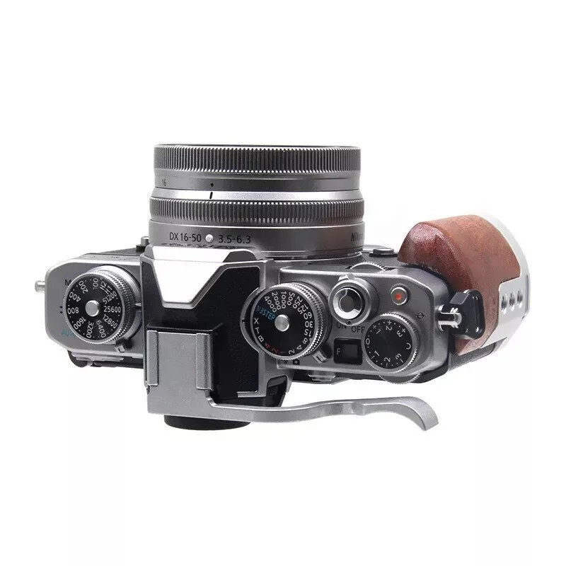 Agarre Para Pulgar De Cámara Nikon Zf – Aleación De Aluminio Con Protector De Zapata Caliente – Diseño Ergonómico Antideslizante Para Mayor Estabilidad
