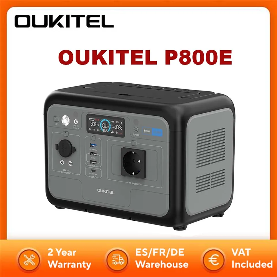 AIVOLT Générateur Électrique Portable 800W Station Électrique Solaire AIVOLT Générateur Électrique Portable 800W Station Électrique Solaire