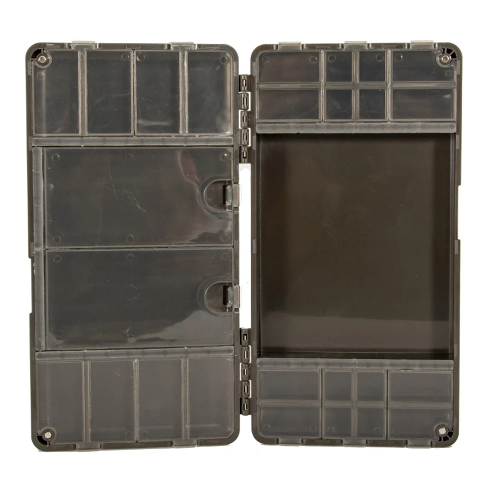 Carp Fishing Organizer Box Portable Fishing Tackle Storage Organizer 27 Grid Magnetic Multipurpose Compartments Pesca Tool