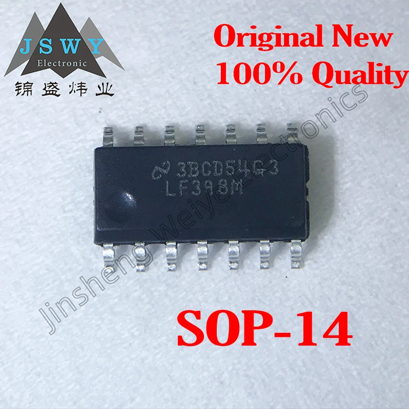 

10~20PCS LF398M LF398MX LF398 SMD SOP-14 Hold Amplifier Component 100% brand new stock free shipping