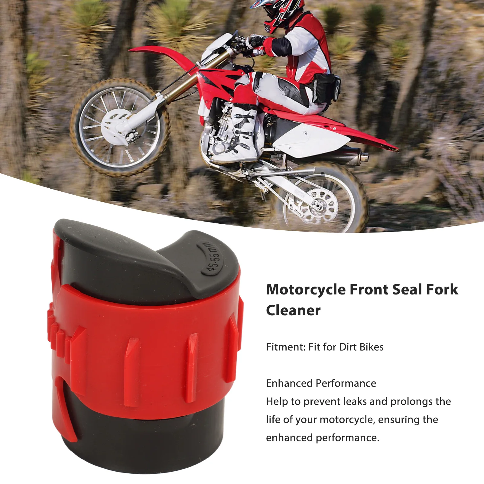 

Fork Cleaning Shock Repairing Absorber Tool High Strength Simple Installation Motorcycle Front Fork Cleaner for Dirt Bike