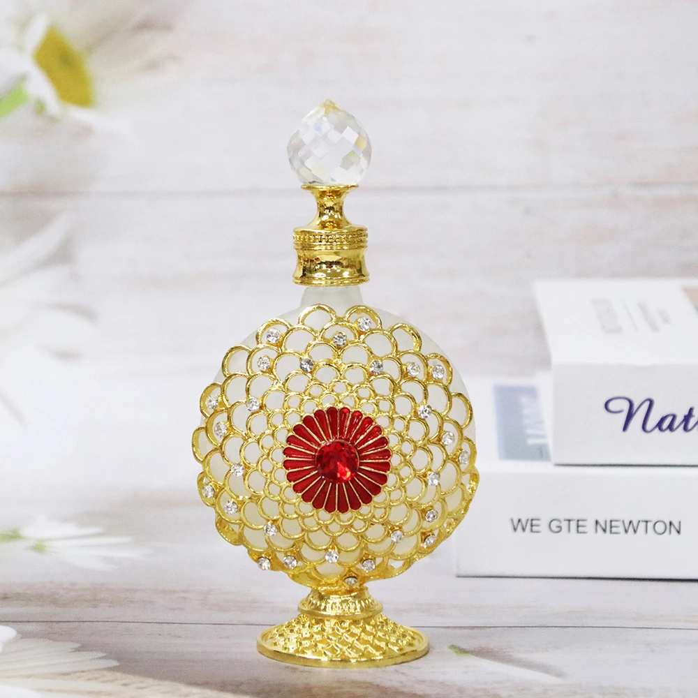 30ml Luxury Vintage Perfume Bottles parfum Mini Travel Essentials Oil Glass Dubai Refillable Perfume Refill mini Dropper Bottle