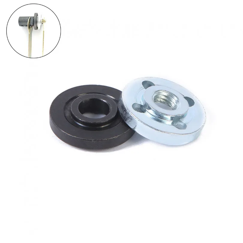 

2pcs/set M10 Angle Grinder Accessories Metal Angle Grinder Flange Lock Nut Plate Grinding Disc Fittings for 9523