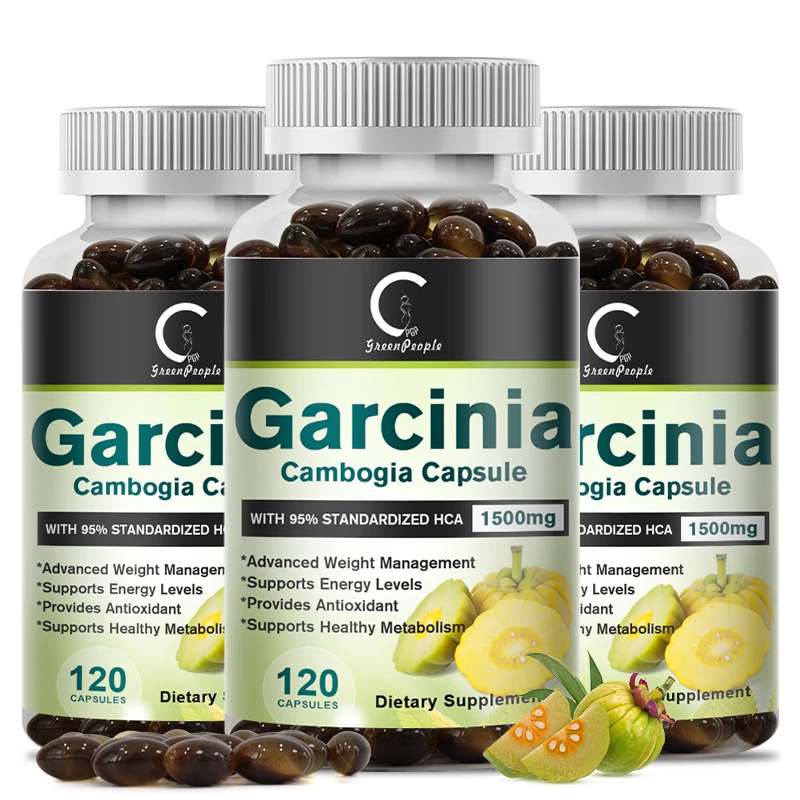 Pure Garcinia Cambogia Extract Natural Appetite Suppressant & Weight Management Support + Orgain Matcha Digestive Health