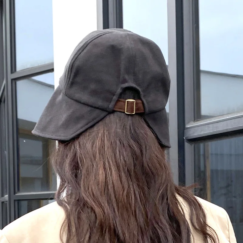 Fashion Women Large Size Sun Bucket Hat Big Head Fisherman Black Beige