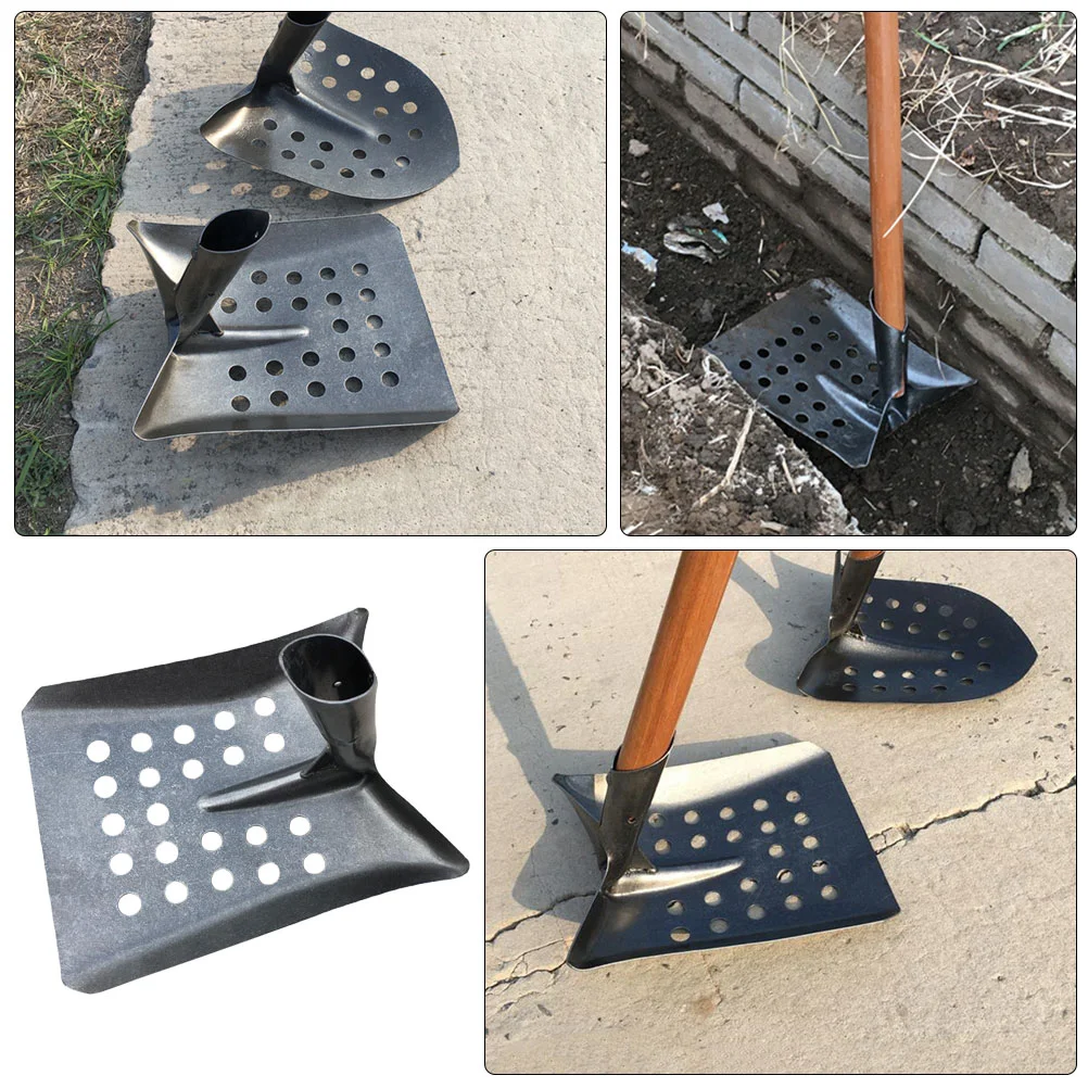Flat Head Drain Shovel Multifunctional Cleaning Tool Poultry Dung Shovel Farm Metal Shovels Garden Trowel Sewer Cleaning