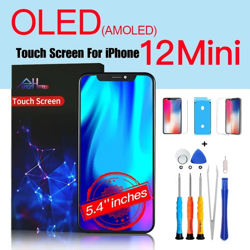 PINZHENG High Quality Screen AMOLED INCELL LCD OLED OEM For iPhone 11 12 13 Mini Pro Max XS XR MAX Display Replacement With Tool - Image 35