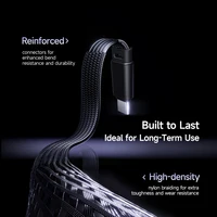 Baseus MVP3 Elbowed USB C Cable 100W For iPhone 17 16 15 Pro Max LED Type C Cable for Macbook pro Fast Charge Wire for Xiaomi - Image 6