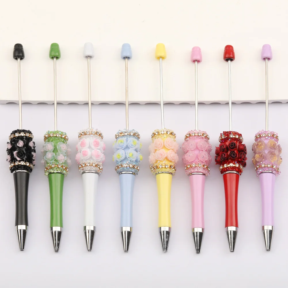 Cordial Design 20Pcs 20*147MM Jewelry Findings & Components/Beadable Pen Findings/Cute Plastic Pens/DIY Beaded Pen Accessories - cordial