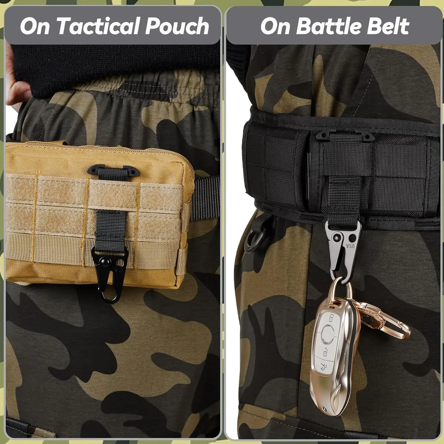 Sport Belt Clip Set - Outdoor Backpack & Vest Accessories