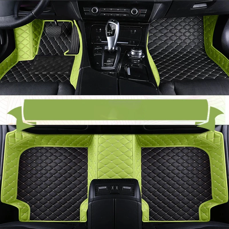 Custom Leather Car Floor Mat For Opel Corsa D E F Astra J K 2007 2008 2017 2018 2019 2020 2021 Waterproof interior Accessories 1