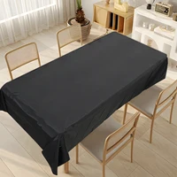 2pcs Solid Color Disposable Tablecloth 137x183cm Table Cloth Nordic Table Cover for Home Wedding Birthday Christmas Party Decor 2
