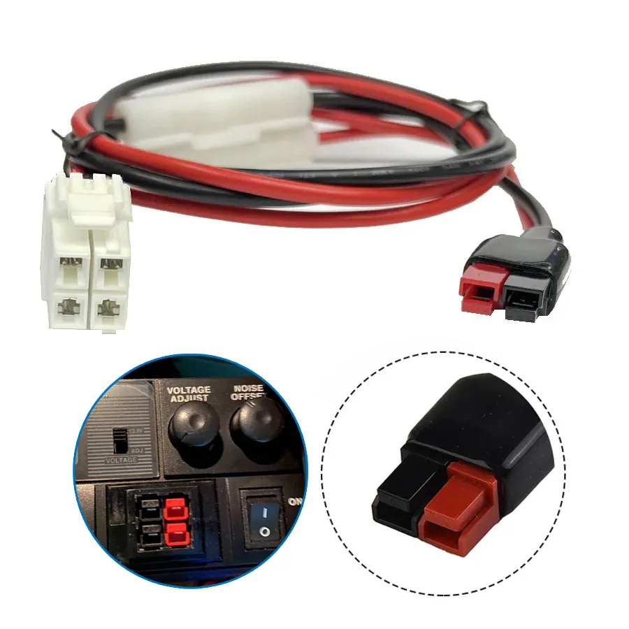 Câble Alimentation DC 12V Avec Fusible 30A Pour Radio ICOM IC7000/IC7600, FT450, TS480, FT950