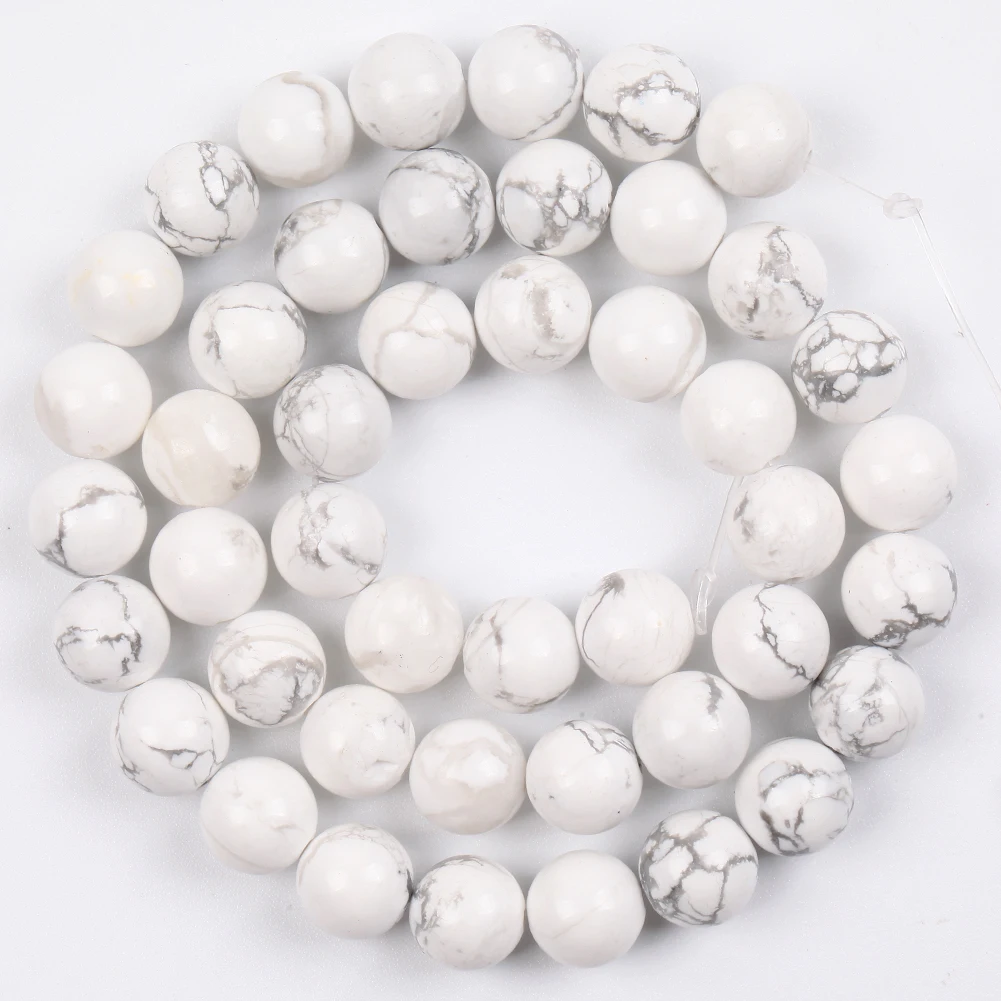 Vibrant Natural Stone Beads - Multi-Size Colorful Jaspers & Turquoises for DIY Jewelry & Bracelets