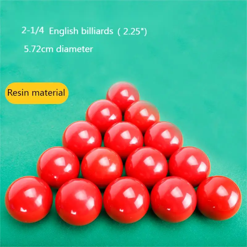 Standard 5.72cm snooker, 2-1/4 English billiards, 2.25" resin billiards, 4.76cm 2-1/16 balls /1-7/8 small billiards