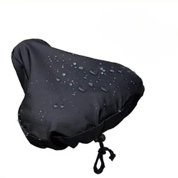 Waterproof Bicycle Saddle Cover - Durable Dust - Proof Cushion Protector (Black)