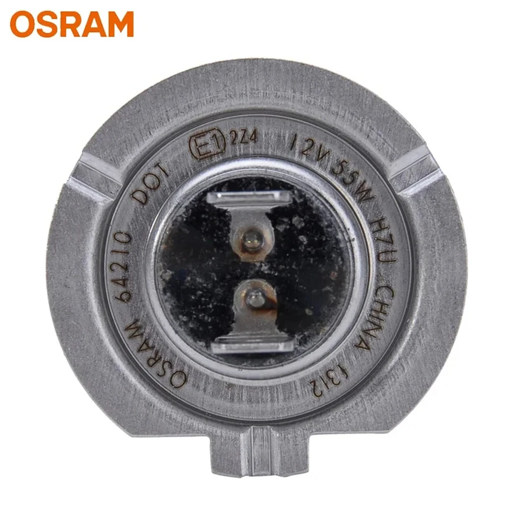 오스람 오리지널 클래식 H7 64210 PX26d 표준 헤드라이트 12V 55W 3200K 1500lm 안개등 Hi/lo 빔 할로겐 자동차 전구