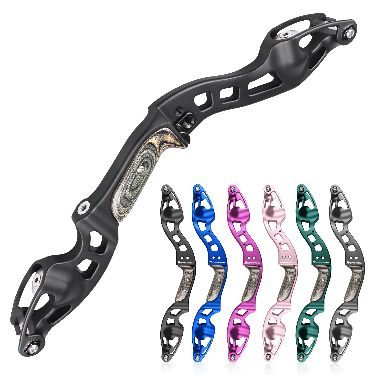 

Рекурсивный лук ILF 19 дюймов, правая ручка, ручка из магниевого сплава, традиционный лук, Рекурсивный лук, импульсный лук, стрельба из лука