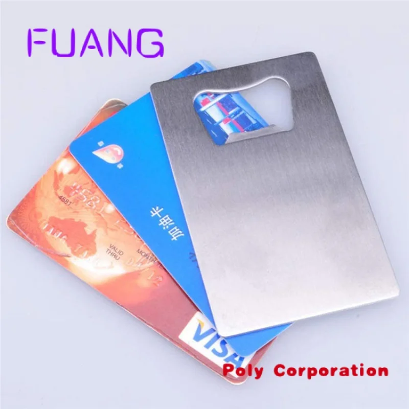 Custom  Durable Stainless Steel Bottle Opener Nfc Metal Cards Personalized