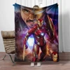 Iron Man Marvel Avengers  printed flannel thin blanket.Four seasons blanket.for sofa, beds, living room, travel picnic blanket 4