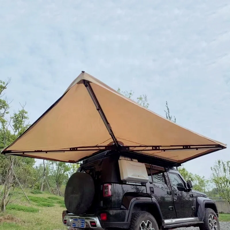 

4WD Waterproof Car Awning Tent Foxwing 270 Degree Large Free Standing Awning For Camping