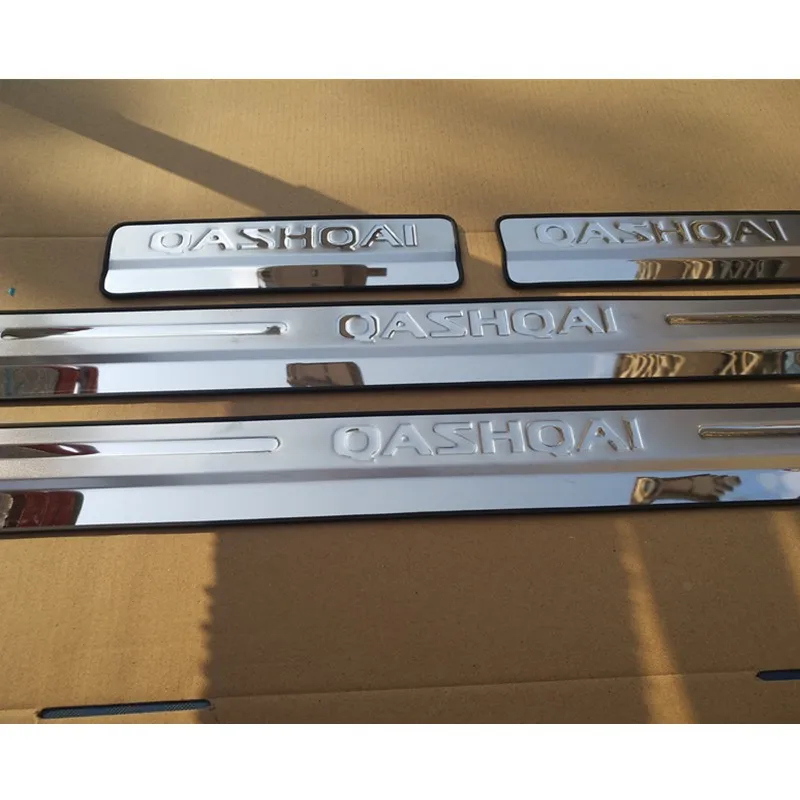 Car Accessories For Nissan Qashqai J11 Door Sill Scuff Plate Stainless Steel Door Sills Pedal Sticker 2014 to 2021