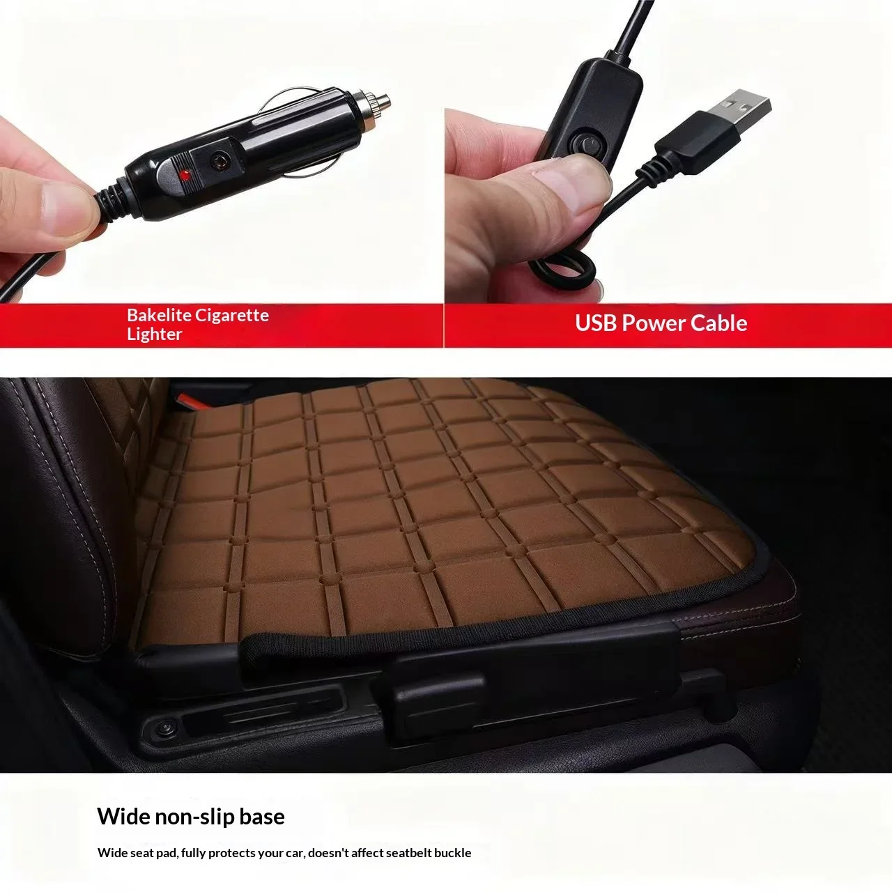 Car Heated Seat Cushion Electric 12V