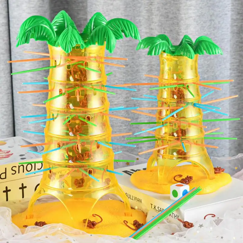 Turn Monkeys Down Monkey Tree Climbing Desktop Game Children Interesting Intelligence Toys Party Parent-Child Multiplayer 4