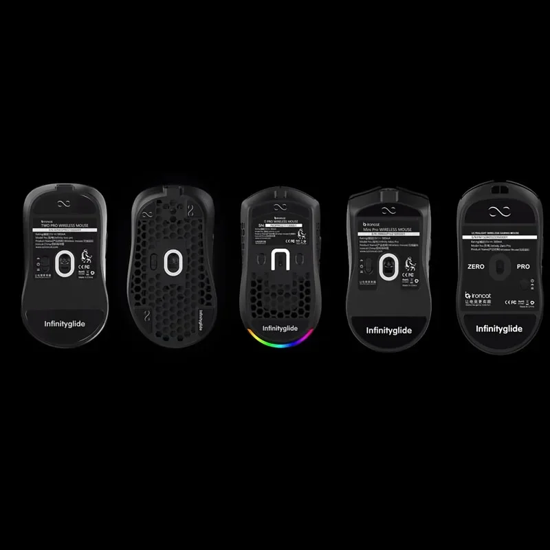 Incott Mouse Glass Foot Sticker for Incotte One or Two Mini Gpro Zero HPC02 Pro Arc Edge Polished Custom Mouse Accessories Gift