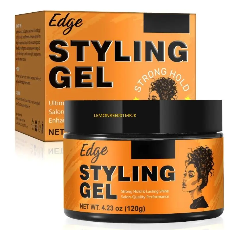 M4YA Strong Hold Hair Gel Practical Hair Styling Gel Long Lasting Styling Easy to Use for Curly Straight Wavy