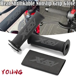 For HONDA X ADV X-ADV 750 XADV 300 1000 2017-2023 2022 2021 Universal Motorcycle Heat Shrinkable Rubber Nonslip Grip Glove