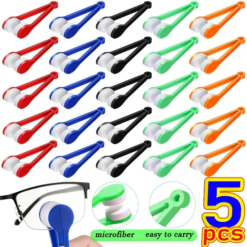 

Microfiber Glasses Cleaning Eraser Portable Superfine Fiber Eyeglasses Wiping Tool Spectacles Brush Wipe Clips Eyewear Accessory