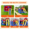 VEVOR Inflatable Bounce House Outdoor High Quality Playhouse Trampoline Jumping Bouncer with Blower Slide and Storage Bag Castle 6
