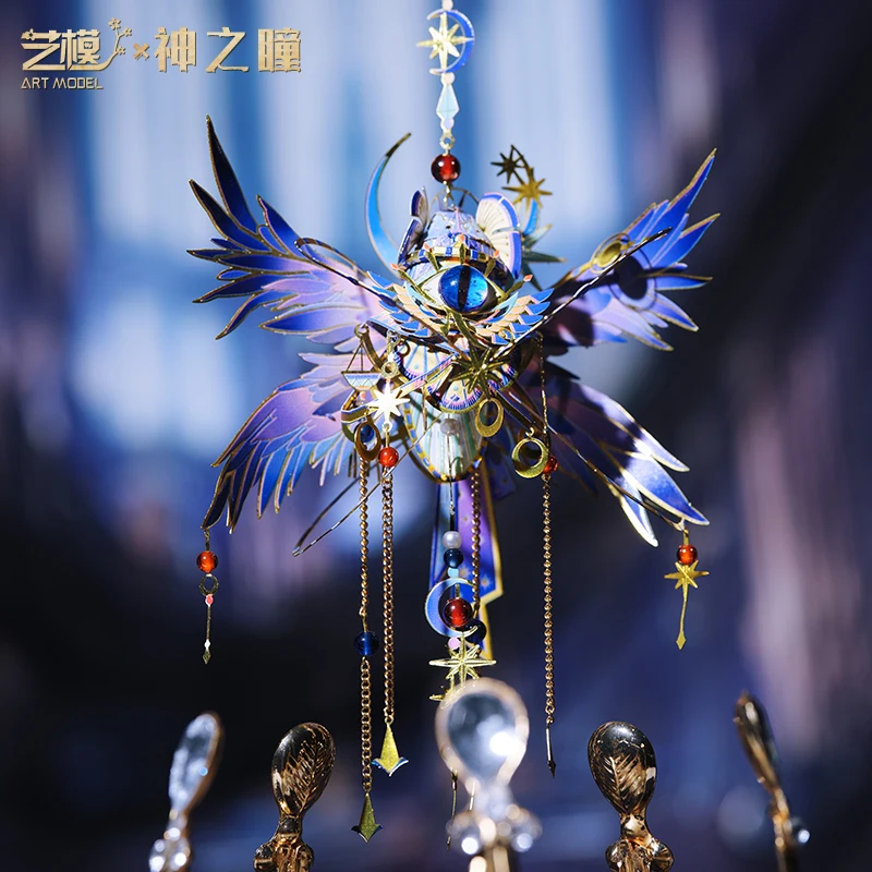 MMZ MODEL MU 3D Metal Puzzle Pupil of God Devil's eye model kits DIY 3D Laser Cut Assemble Jigsaw Toys GIFT For Adult Children 2