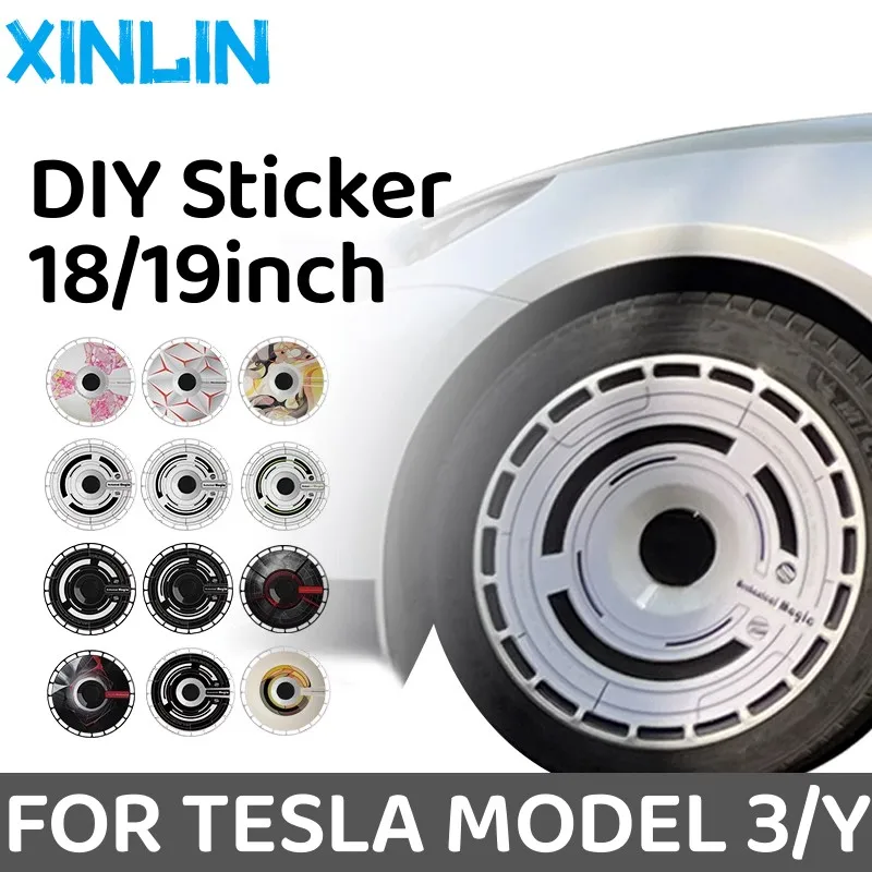 18/19Inch Hub Cap Hight Performance Replacement Wheel Hubcap For Tesla Model 3/Y 20202023 Wheel